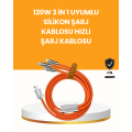 Multi-Device Friendly 120W Fast Charging Cable – Every Device is at Your Hand with a Single Cable Multi-Device Friendly 120W Fast Charging Cable – Every Device is at Your Hand with a Single Cable