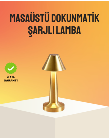 Modern Metal Table Lamp 3 Light Colors Stepless Brightness Adjustable