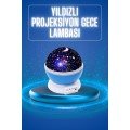 Starry Night Light Purple Projection Appearance Table Lamp Color Changable