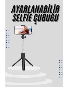 Tripod Selfie Stick Bluetooth Controlled Wireless LED Light