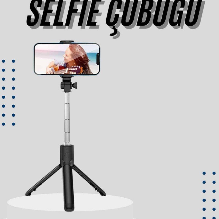 Tripod Selfie Stick Bluetooth Controlled Wireless LED Light