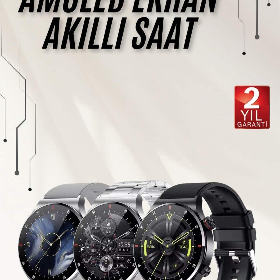 Smart Watch Answering Calls Listening to Music GPS Tracking