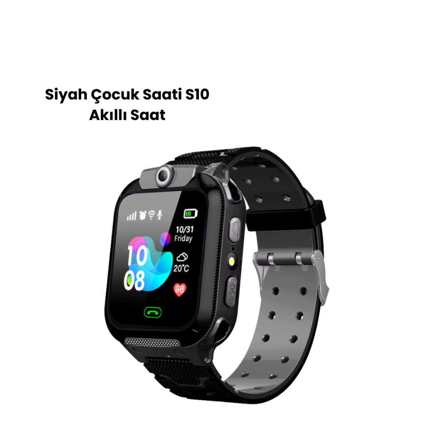 S10 Smart Kids Watch BLACK