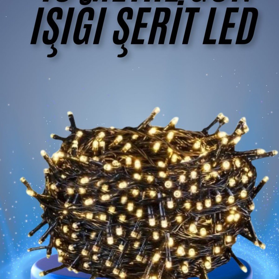 Led Light Tree Ornament Decorative Lighting with Bulb 10 Meters Daylight