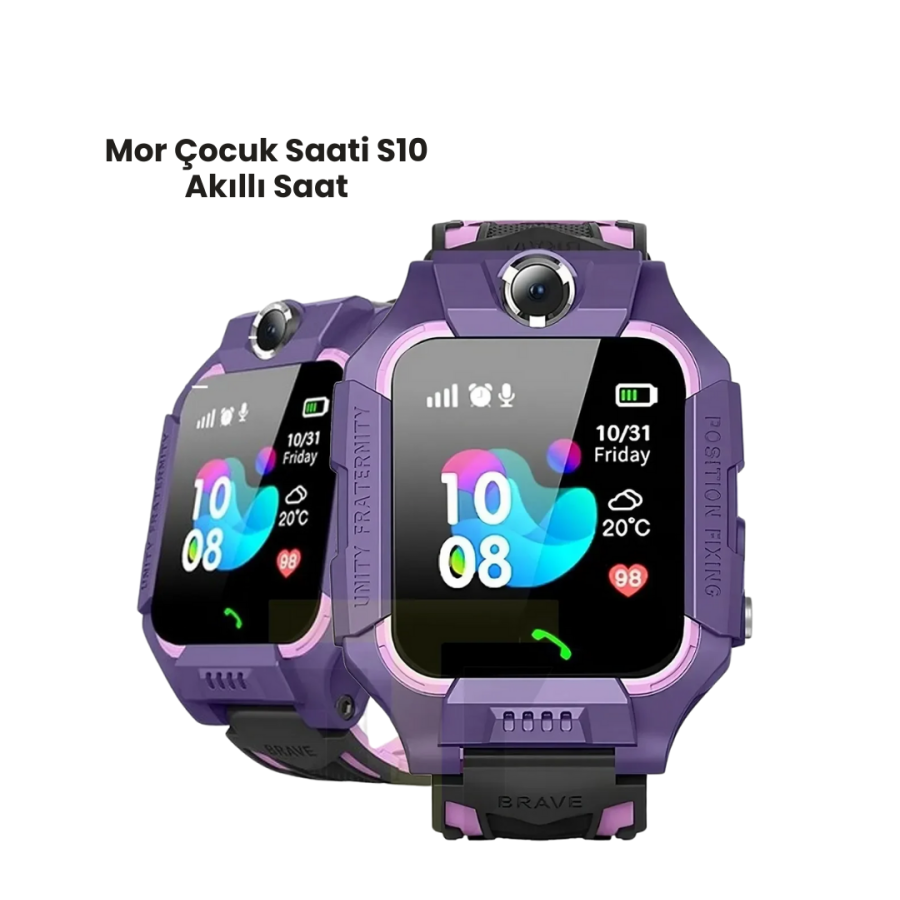 S10 Purple Smart Kids Watch