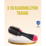 1200W Hair Styling Brush with 3 Heat Levels.
