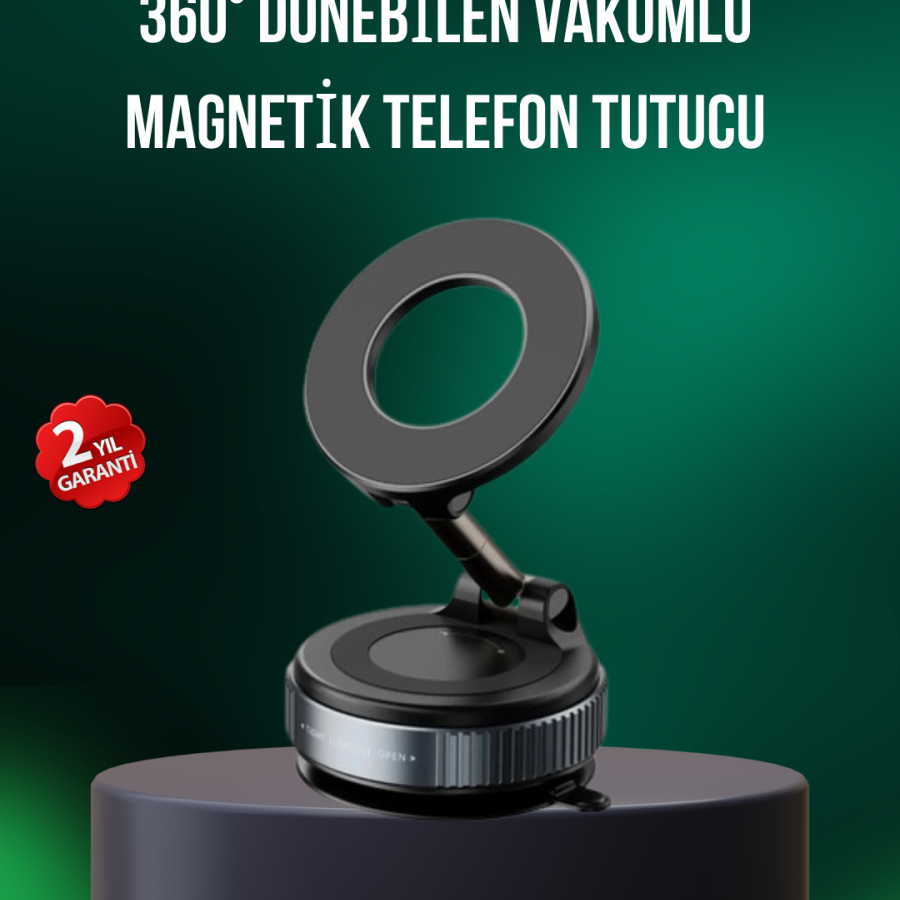 Magnetic In-Car Phone Holder with Aluminum Body Magnetic In-Car Phone Holder with Aluminum Body