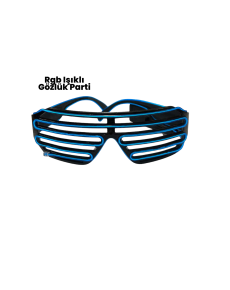 NEON GLASSES BLUE