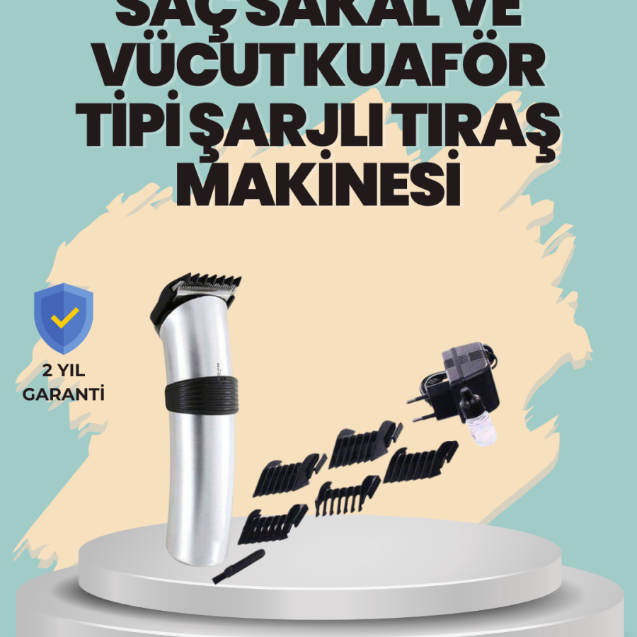 Professional Men s Shaver – Cordless, Stainless Blade and Full Accessories Professional Men s Shaver – Cordless, Stainless Blade and Full Accessories