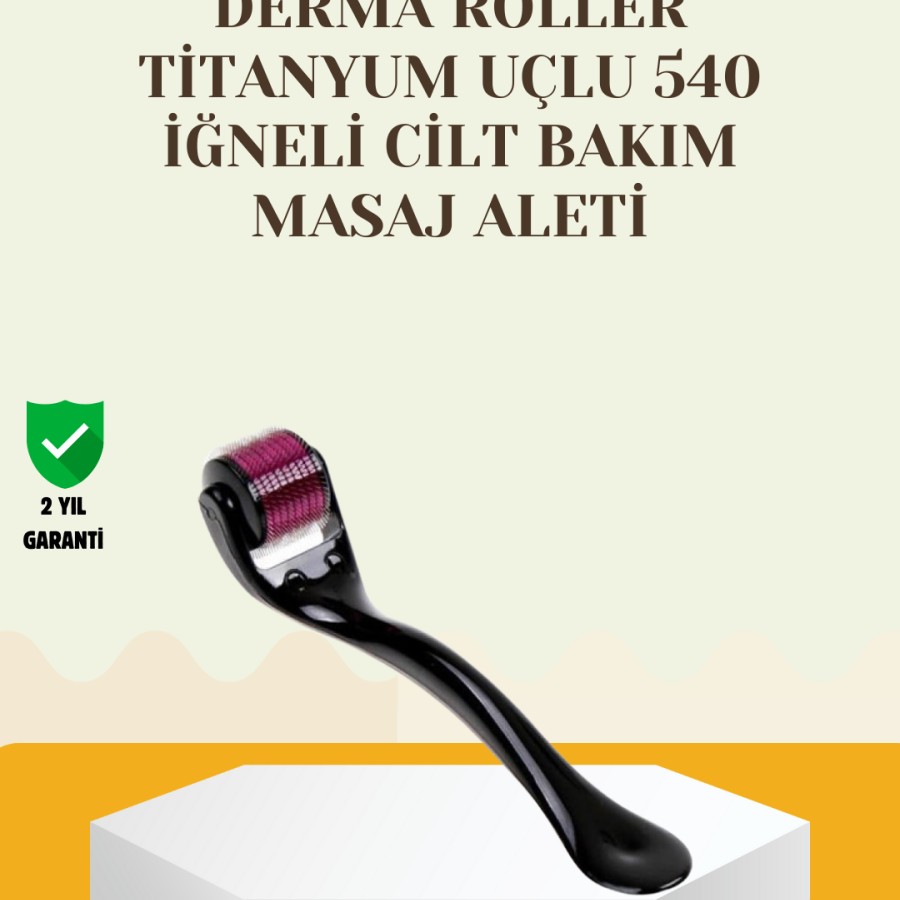 Titanium Dermaroller 540 Needle Skin Repair and Collagen Production Support Titanium Dermaroller 540 Needle Skin Repair and Collagen Production Support