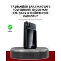 Magnetic USB-C Portable Powerbank with Real-Time Power Indicator Magnetic USB-C Portable Powerbank with Real-Time Power Indicator