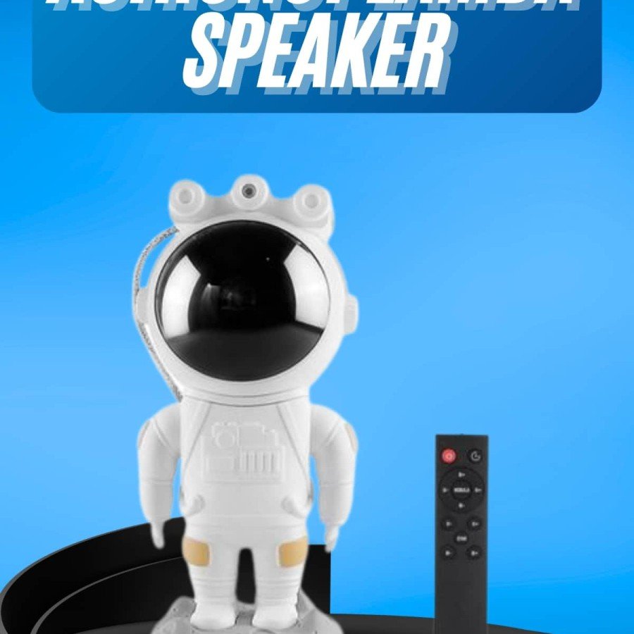 Night Light Astronaut Galaxy Light Projector with Bluetooth Speaker