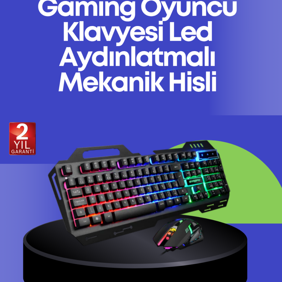 PG8018 LED Backlit Mechanical Keyboard Mouse – Superior Performance in Games