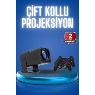 Android Projection Black Portable Cinema Projector 4k 1080p Home Theater Bluetooth