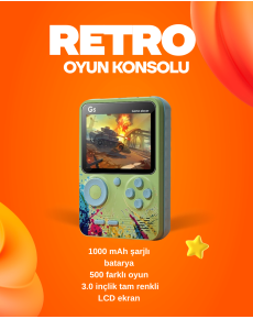 G5 Game Box with 500 Game Memory – Color LCD Screen