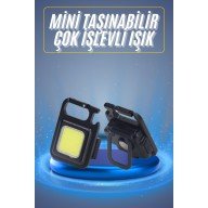 Camping Tent Lamp Rechargeable Flashlight Searchlight Keychain Mini Magnet