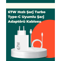 67W Turbo Adapter with Type-C Cable for Safe and Fast Charging 67W Turbo Adapter with Type-C Cable for Safe and Fast Charging
