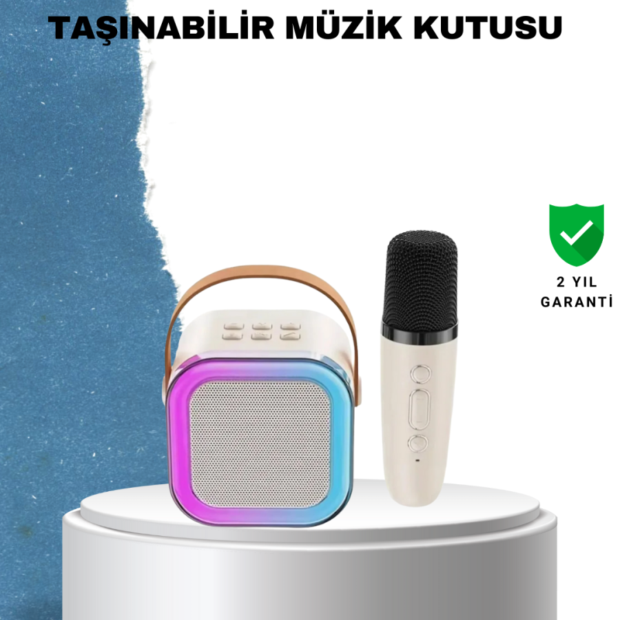 Karaoke Microphone Speaker Set 6 Hours Usage Time