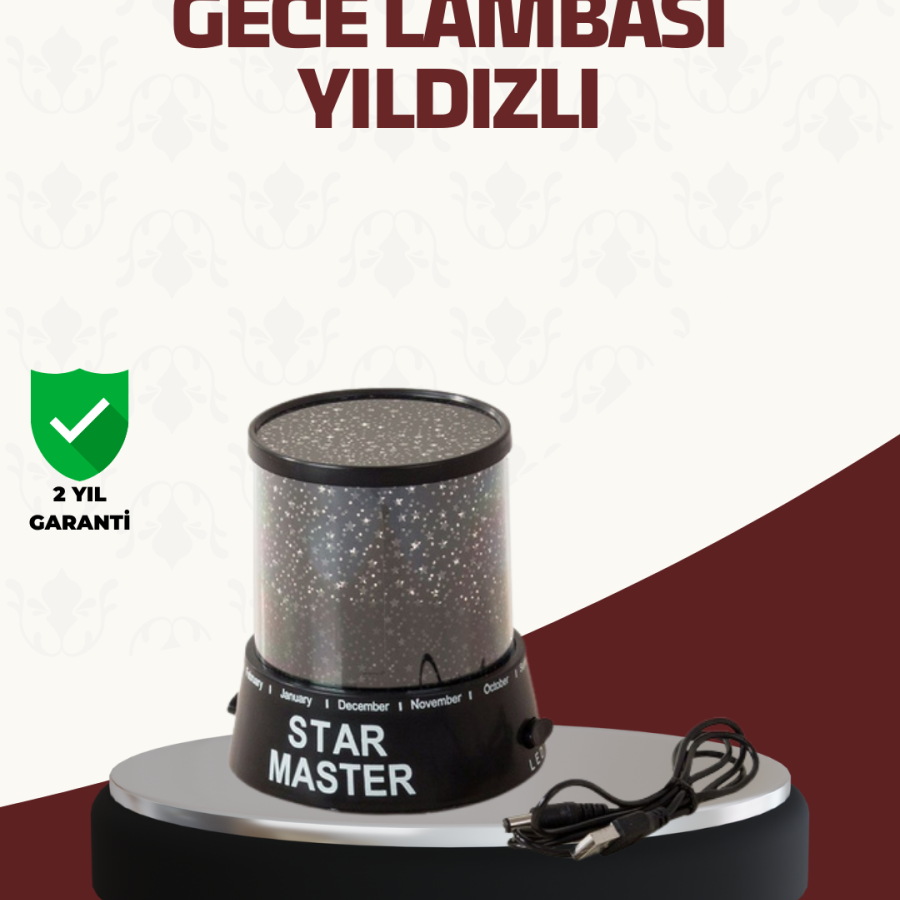 Galaxy Effect LED Projector Portable Star Night Light