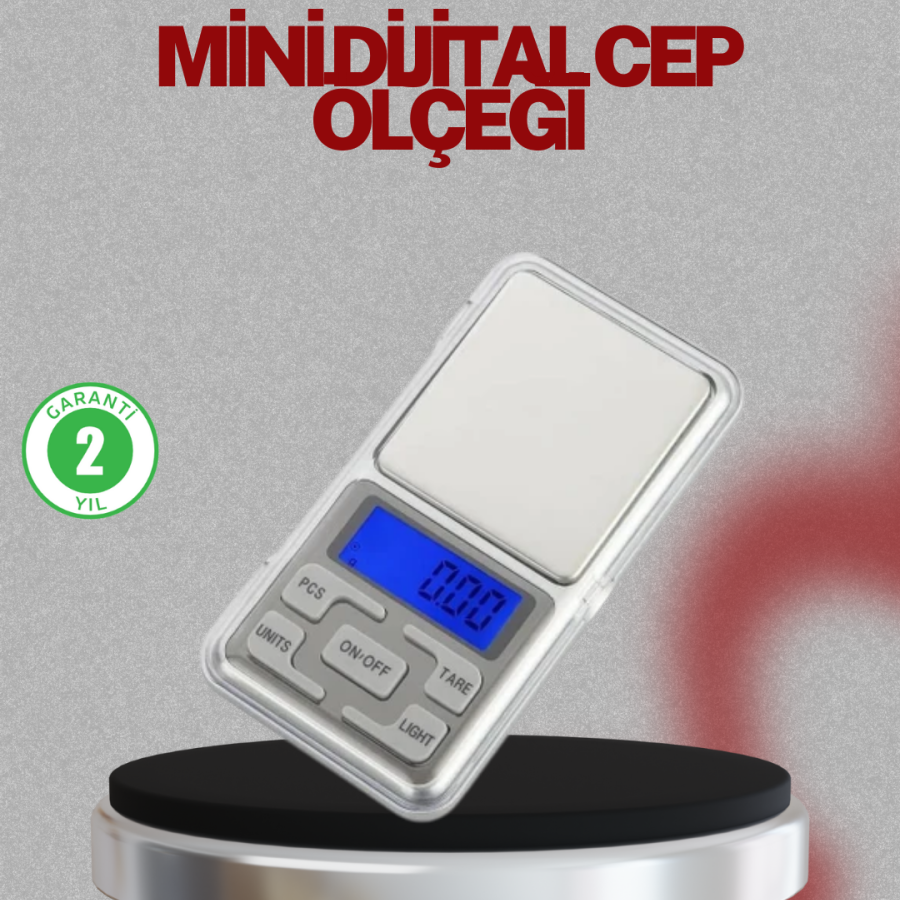 Precision Weighing Scale with Blue Light LCD Display