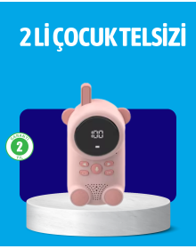 USB Rechargeable Children's Walkie Talkie – Color Screen, VOX Mode, Compact Design