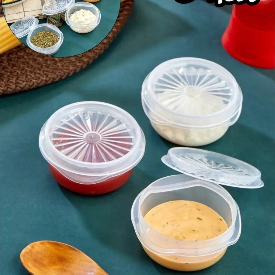 9-Piece Transparent Mini Sauce Bowl with Fan Cover - Ketchup Mayonnaise Container - Coffee Candy Turkish Delight Bowl 9-Piece Transparent Mini Sauce Bowl with Fan Cover - Ketchup Mayonnaise Container - Coffee Candy Turkish Delight Bowl