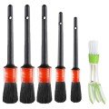 6 Piece Vehicle Detailed Cleaning Brush Interior Exterior Cleaning Brush Set