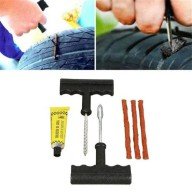 6 Piece Car Motorcycle Automobile Bicycle Tire Repair Kit Vehicle Maintenance Set