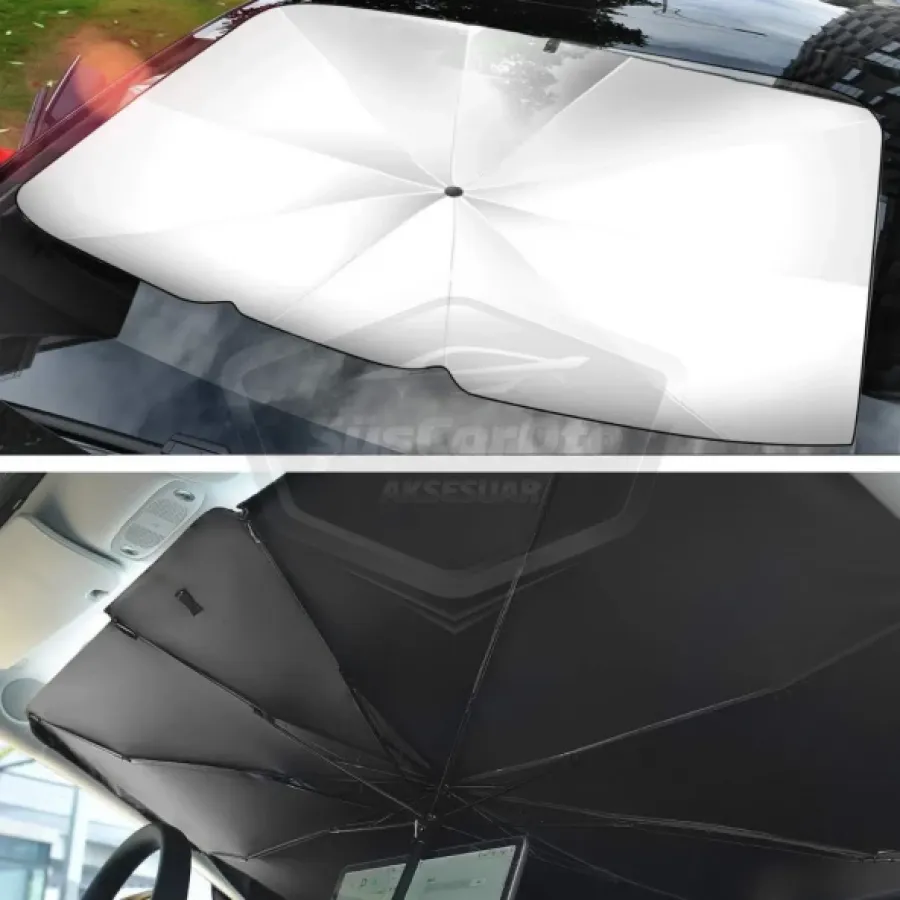 Auto Umbrella Compatible with Renault Symbol, Dacia Sandero, Opel Corsa, Ford Ka, Peugeot 208