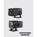 Home Cinema Projector with Long-Lasting Lamp and Built-in Speakers