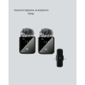 2in1 Wireless Lapel Microphone iOS and Android Compatible 2in1 Wireless Lapel Microphone iOS and Android Compatible