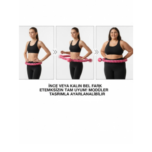 24 Section Smart Hula Hoop Non-Falling Sports Hoop with Waist Massage