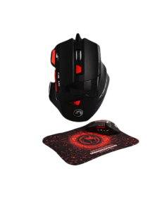 Mouse Mousepad Set Ergonomic Structure with 3 DPI Settings and LED Lights