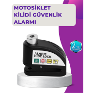 110 dB Alarm Disc Lock Motorcycle Scooter Bicycle Security