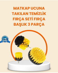 Drill Bit Brush Set Carpet Tile Floor Cleaning