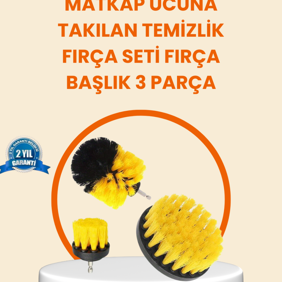 Drill Bit Brush Set Carpet Tile Floor Cleaning