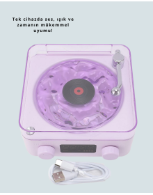 Retro Bluetooth Speaker PURPLE