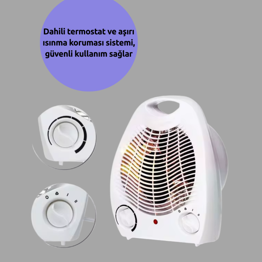 Mini Electric Heater – Portable Fan Heating System