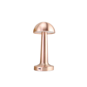 Modern Bronze Table Lamp 3 Colors LED Touch Rechargeable Model