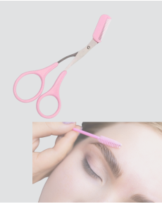 Comb Eyebrow Scissors