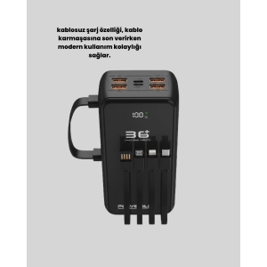 Multi Output Portable Charger with Digital Display