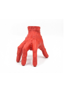3D Decorative Red Hand Figurine 17x16 cm Modern Home Accessory