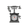 Decorative Retro Telephone Table Clock with Alarm Clock