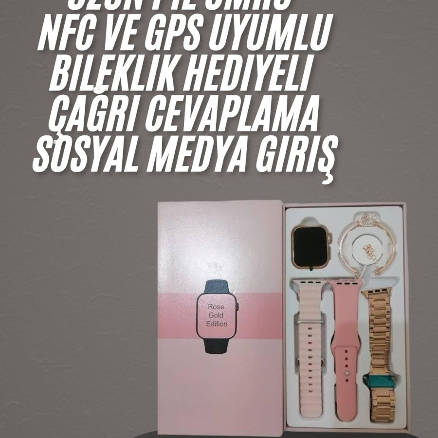 New Generation Women s Smart Watch Rose Gold Android and iOS Compatible