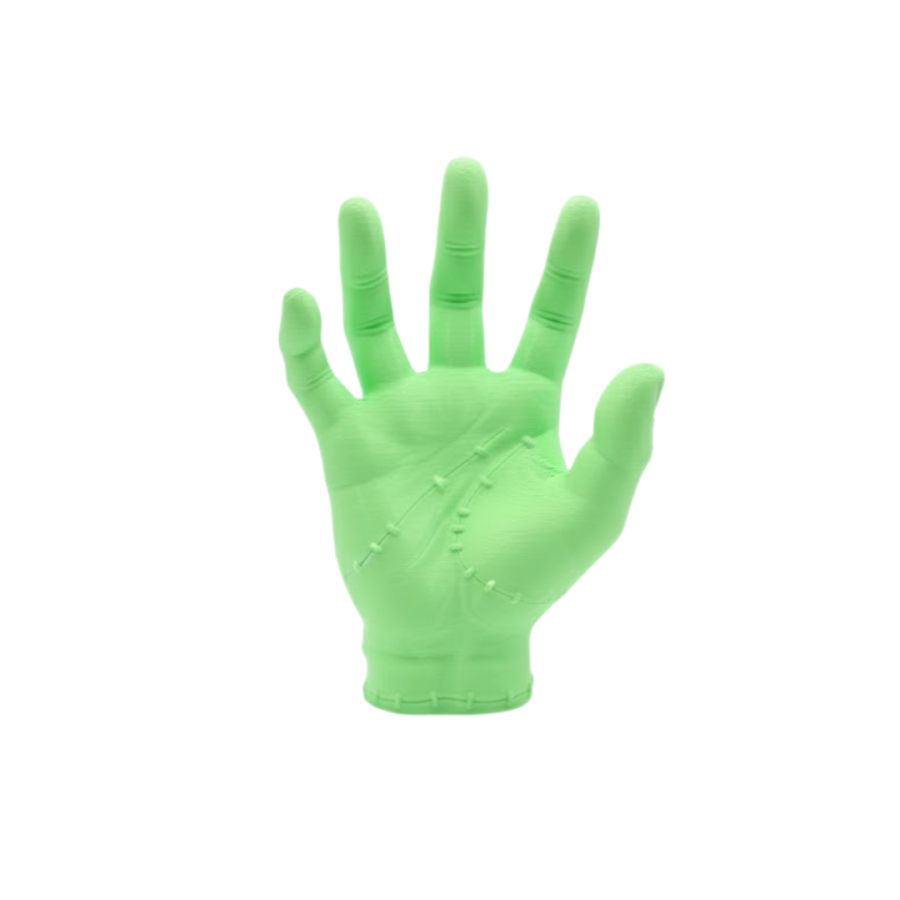 3D Decorative Green Hand Object 27x22 cm Artistic and Ambitious Accessory