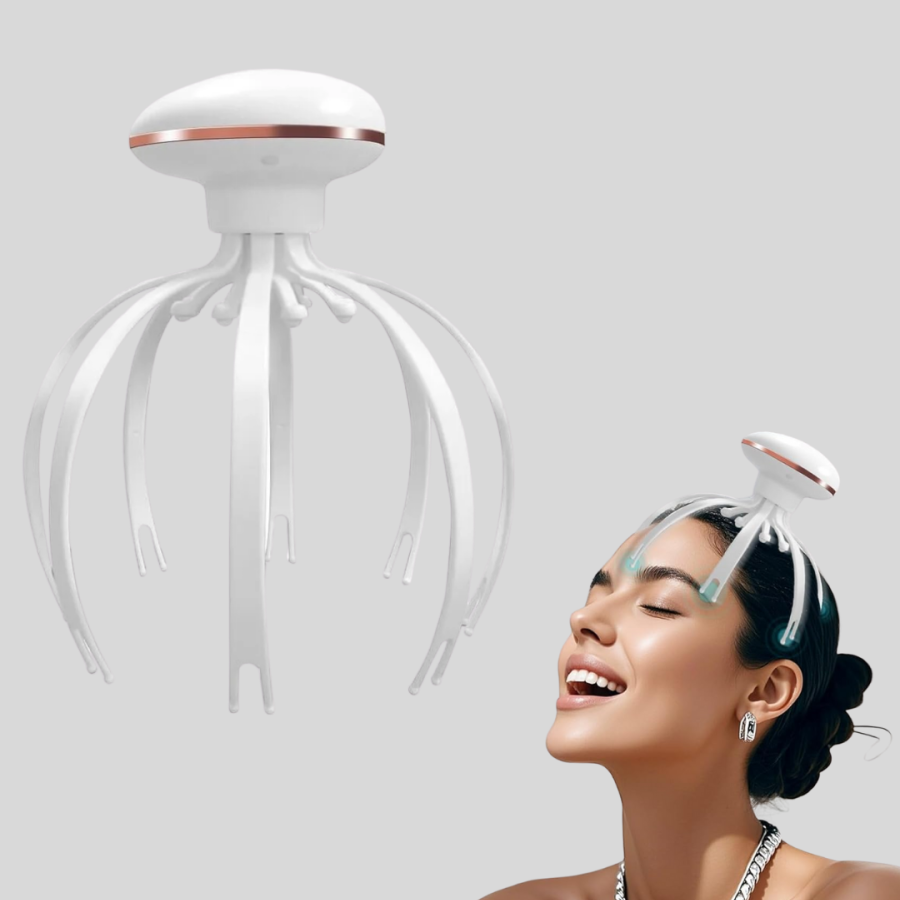 Electric Head Massager 3 Modes USB-C Rechargeable Relaxing Massager