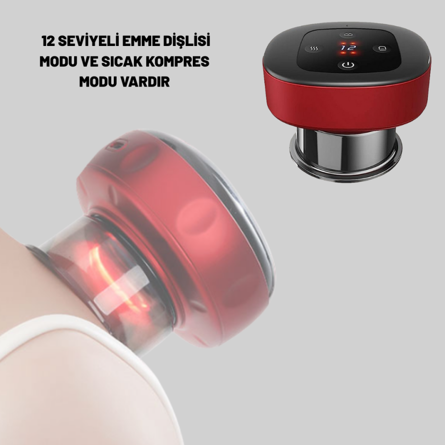Portable Electric Cupping Therapy Massager Neck Back Leg Portable Electric Cupping Therapy Massager Neck Back Leg