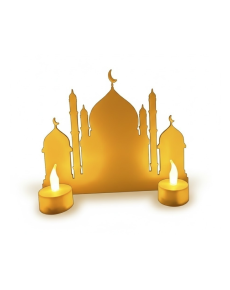 MOSQUE WITH TWO CANDLES