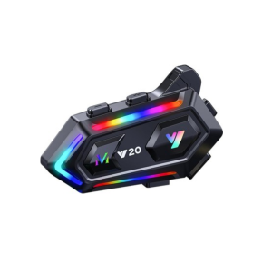 New Generation Bluetooth 5.3 Motorcycle Intercom RGB Light 1000m Distance