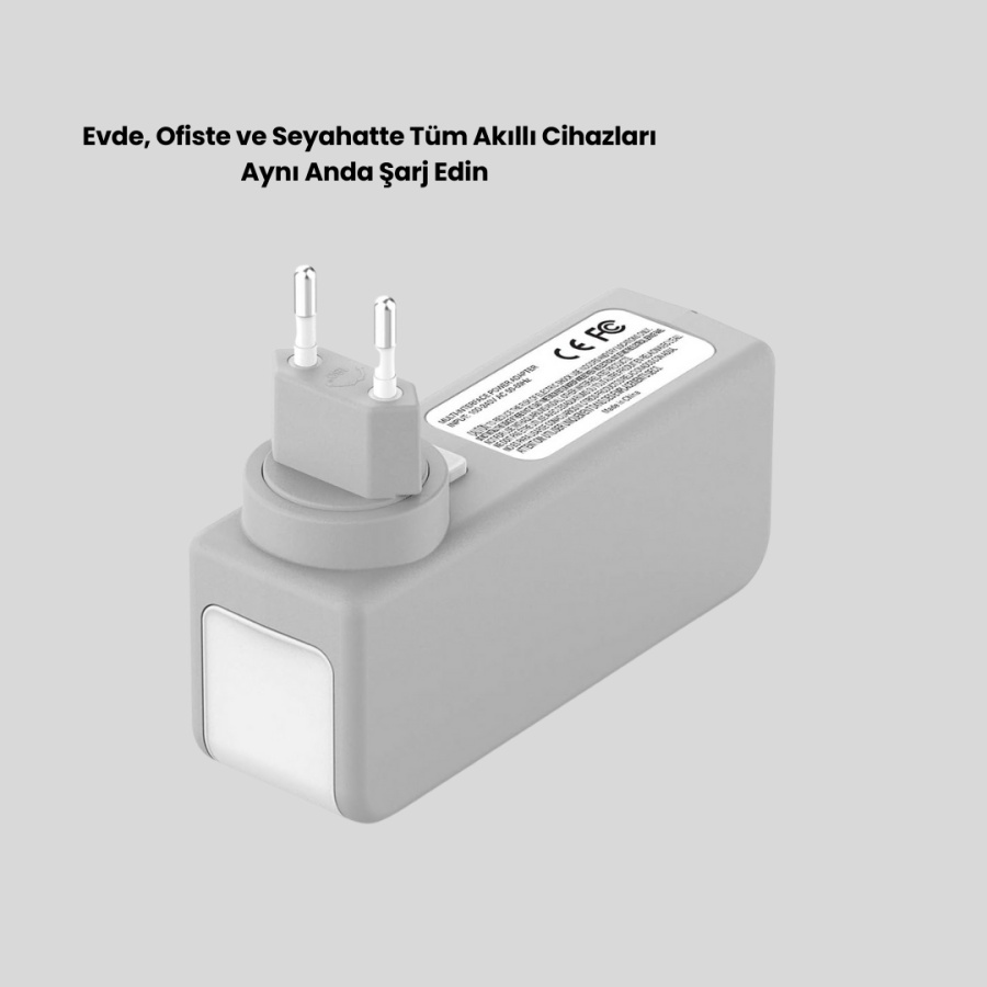 Time Control Charger 30W Fast Charging and Multiple USB Outputs